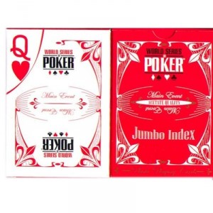 Modiano Cartes WSOP Main Event acetate (rouge)