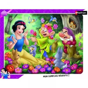 Nathan - 86079 - Puzzle Enfant - Blanche-Neige en Fleur - 35-45 Pièces
