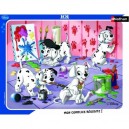 Nathan - 86091 - Puzzle enfant - 101 Dalm. - scéance de peint. - 35 Pièces
