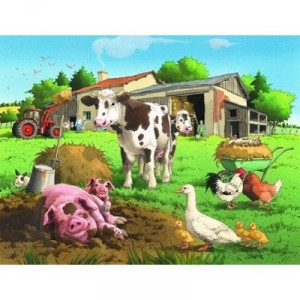 Nathan - 86301 - Puzzle Enfant - Journée à la Ferme - 30 Pièces (Nathan)