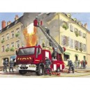 Nathan - 86459 - Puzzle Enfant - Les Pompiers en Action - 45 Pièces (Nathan)