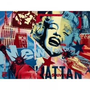 Nathan - 87164 - Puzzle - New-York souvenirs - 500 Pièces