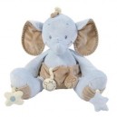 Nattou - Rigolos - 815055 - Doudou - Mega Eléphant avec Activités - 45 cm (Nattou)