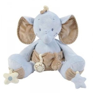 Nattou - Rigolos - 815055 - Doudou - Elephant with Mega Activities - 45 cm (Nattou)