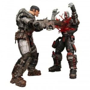 Neca - Gears of War pack 2 figurines Marcus VS Locust Duel 18 cm