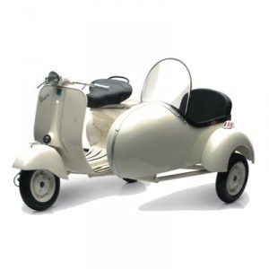 New Ray - 48993 - Véhicule - Vespa + Side Car 1/6ème