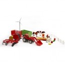 New Ray - 5915 - Figurine - Animaux - Coffret Ferme - Eolienne - 21 Pièces (New Ray)