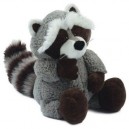 Nici - 30903 - Peluche raton laveur - 25 cm - bras et jambes ballants (Import Allemagne)