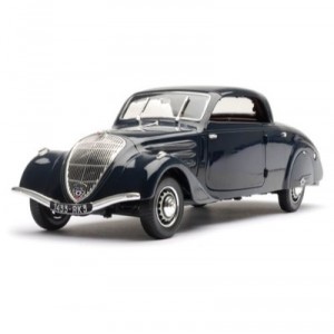 Norev - 184704 - Miniature Vehicle - Peugeot 402 Eclipse 1937 - Dark Blue - Scale - 1:18