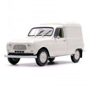 Norev - 185195 - Véhicule Miniature - Renault 4 F4 1965 - Blanc - Echelle - 1/18e (Norev)