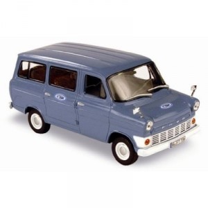 Norev - 270526 - Véhicule Miniature - Ford Transit Bus 1966/1970 - Bleu Ciel - Echelle - 1/43e
