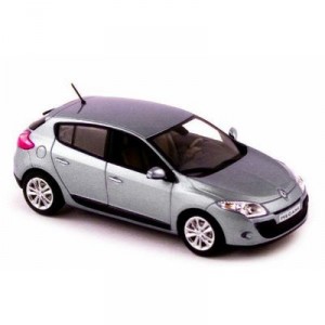 Norev - 517629 - Véhicule Miniature - Renault Mégane 2009 - Platine Gris - Echelle1/43e