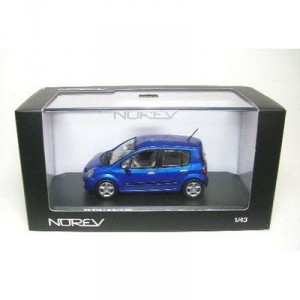 Norev - 517751 - Véhicule Miniature - Renault Modus 2006 - Bleu - Echelle1/43e
