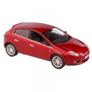 Norev - 771096 - Véhicule Miniature - Fiat Bravo 2007 - Rouge - Echelle1/43e