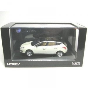 Norev - 785010 - Véhicule Miniature - Lancia Delta 2008 - Ivoire / Matt Noir - Echelle1/43e (Norev)