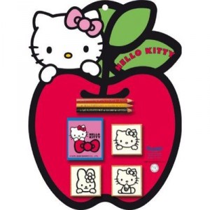 Noris Spiele Multiprint - 11803 - Lot de 3 Tampons Empreinte Hello Kitty (Import Allemagne)