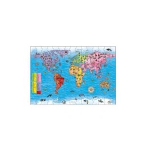 Orchard Toys Puzzle et Poster - Thème Carte du Monde (Import Grande Bretagne)