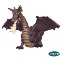 Papo Dragon rouge avec flamme