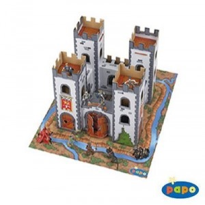 Papo - 33101 - Figurine Collection - Mini Château Médiéval (Carton)