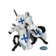 Papo - 39364 - Figurine Collection - Cheval Croisé Bleu (Papo)