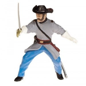 Papo - 39519 - Figurine de Collection - Officier Sudiste Au Sabre