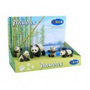 Papo - 50070 - Animaux - Boîte Présentoir Famille Panda