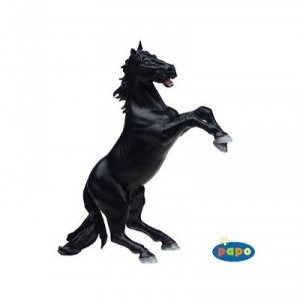 Papo - 51009 - Animaux - Cheval Cabré Noir