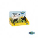 Papo - 51097 - Animaux - Boîte Présentoir Chevaux Lipizzan