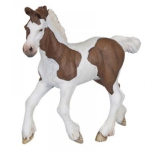 Papo - 51514 - Figurine - Animaux - Poulain Cob Bai