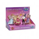 Papo - 80500 - Figurine - Contes et Légendes 1 - Boîte Présentoir - Reine des Elfes / Elfe Papillon Bleu / Princesse Lilas /