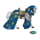 Papo - Cheval drapé bleu - 39391