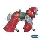 Papo - Cheval drapé rouge - 39390