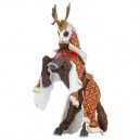 Papo - Cheval Maître des armes cimier cerf rouge (Papo)