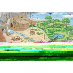 Papo - Tv 433 - tapis de jeu safari - 41433