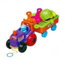 Partner - Jeu de Plein Air - Tracteur garni+remorque filet