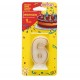 Partner Jouet - COU606 - Décoration gâteau - Bougies Chiffre 6