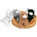 Partner Jouet - HKT261201 - Peluche - Panier 4 Chatons