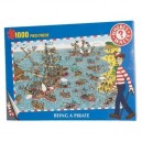 Paul Lamond Games Paul Lamond - Puzzle - 1000 Pièces - Où est Charlie? Pirate (Import Grande Bretagne)