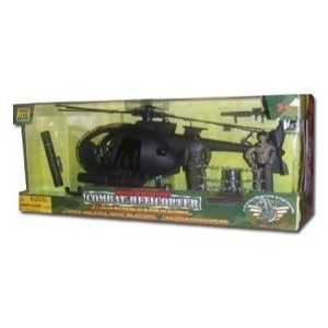 Peterkin - World Peacekeepers - Combat Helicopter and 2 Figures (Import Grande Bretagne)