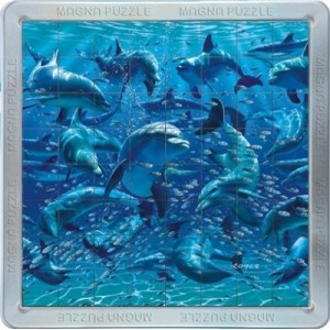 Piatnik Mega Magna Puzzle 3D : Dauphins - Dolphins