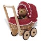 Pinolino - 268305-5 - Accessoire Poupée - Landau Mona - Rouge (Pinolino)