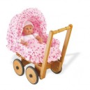 Pinolino - 268305-7 - Accessoire Poupée - Landau Mona - Design Coeur Rose