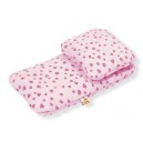 Pinolino - 27350-7 - Accessoire Poupée - Textile pour Landau - 2 Pièces - Design Coeur Rose