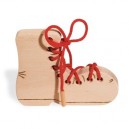 Pinolino - 342007 - Jouet Bois - éveil - Soulier enfiler (Pinolino)