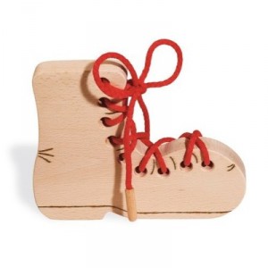 Pinolino - 342007 - Jouet Bois - éveil - Soulier enfiler (Pinolino)