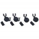 Pinolino - 560003 - Set de Quatre Roues - Noire