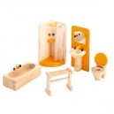 Pintoy Djeco-salle Bain Pour Maison Poupees Bois