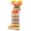 Plan Toys - Jeu Educatif - Clown en bois à empiler (Plan Toys, Jeux éducatifs)