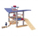 Plan Toys - Jeu en bois - Aéroport en bois, complet