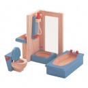 Plan Toys - Jouet en bois - Salle de bains classique, en bois